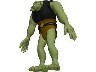 Ogro Chistoso Male 3D Model preview