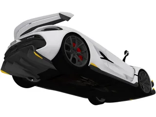 Koenigsegg Jesko (2021) 3D Model preview