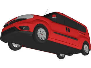 Fiat Doblo Maxi (2015) 3D Model preview