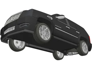 Cadillac Escalade Platinum (2012) 3D Model preview