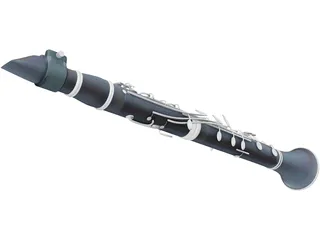 Clarinet 3D Model preview