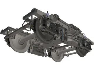Bogie Minden-Deutz 3D Model preview