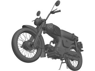 Honda Motorcycle 3D Model preview