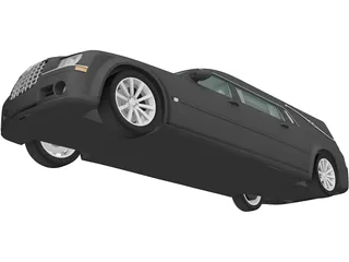 Chrysler 300C Hearse (2009) 3D Model preview
