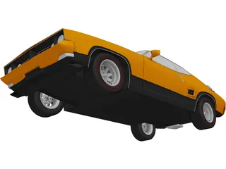 Ford Falcon Coupe GT351 (1973) 3D Model preview