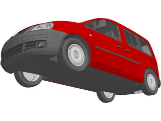 Volkswagen Caddy (2007) 3D Model preview