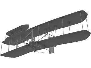 Wright Flyer 3D Model preview