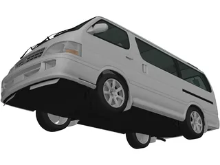 Toyota Hiace (1999) 3D Model preview