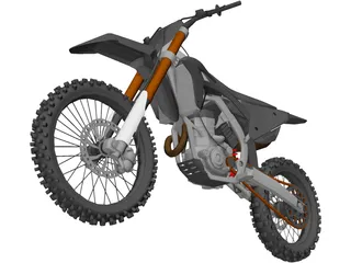 Honda CRF450 3D Model preview