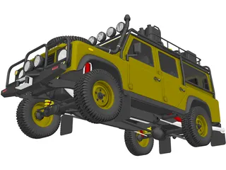 Land Rover Expedition (2012) 3D Model preview