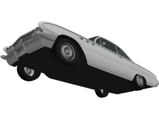 Buick LeSabre 2-door Hardtop (1961) 3D Model preview
