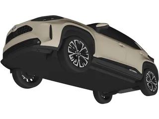 Toyota Yaris (2020) 3D Model preview