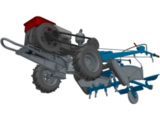 Tractor 3D Model preview