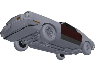 Ford Mustang Cobra II (1976) 3D Model preview