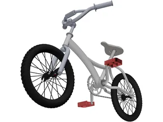 BMX Bike 3D Model preview