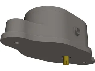 Gear Motor Pump 3D Model preview