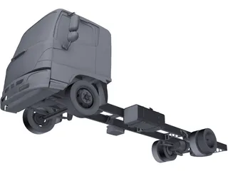 Hino 500 3D Model preview