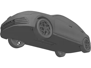 Volkswagen Golf 8 (2020) 3D Model preview