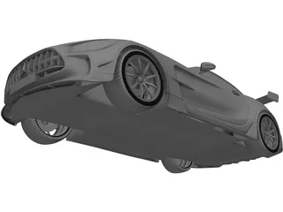 Mercedes-Benz AMG GT 3D Model preview