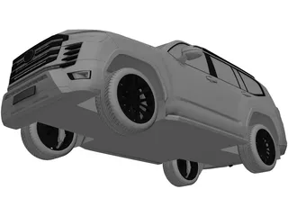 Toyota Land Cruiser 300 (2022) 3D Model preview
