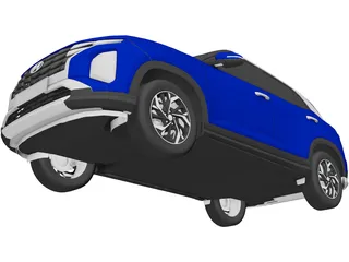 Hyundai Creta (2022) 3D Model preview
