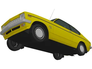 Holden Gemini TX Coupe SL (1977) 3D Model preview