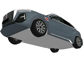Hongqi HS5 (2024) 3D Model preview