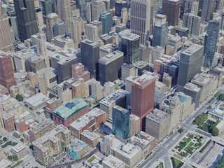 Chicago City, USA (2023) 3D Model preview