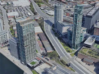 Liverpool City, UK (2023) 3D Model preview