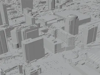 Phoenix City, USA (2022) 3D Model preview