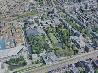 Rotterdam City, Netherlands (2023) 3D Model preview