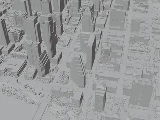 Austin City, TX, USA (2023) 3D Model preview