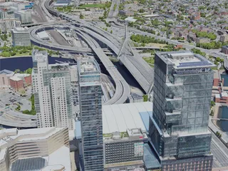 Boston City, USA (2023) 3D Model preview