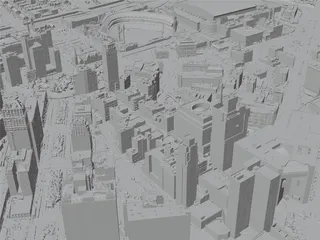 Detroit City, USA (2023) 3D Model preview