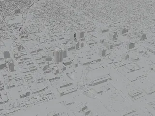 Albuquerque City, USA (2023) 3D Model preview