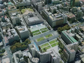 Santiago City, Chile (2022) 3D Model preview