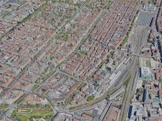 Turin City, Italy (2023) 3D Model preview