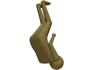 Racing Driver 3D Model preview