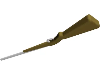 Ruger Shotgun Model KRL1127BRE 3D Model preview