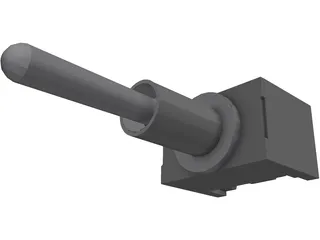 Toggle Switch 3D Model preview