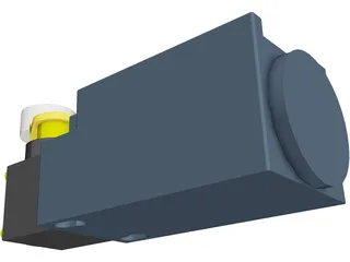 Roller Contact Switch 3D Model preview