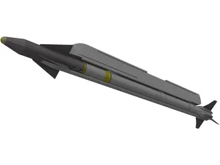 AIM-9X Sidewinder 3D Model preview