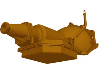 Chevrolet Turbo 350 Transmission 3D Model preview