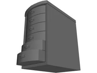 Cabinet 3D Model preview