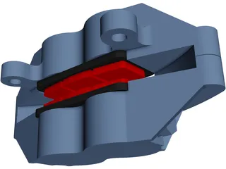 Brembo Brake Caliper 3D Model preview