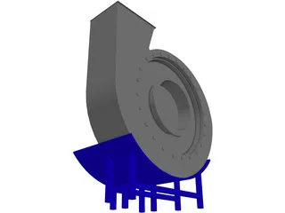 Pump 3D Model preview