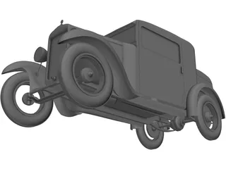 Salmson (1925) 3D Model preview