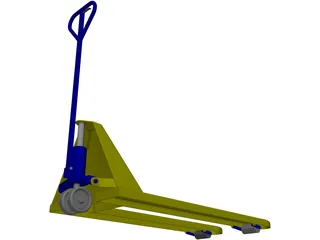 Pallet Truck 3D Model preview
