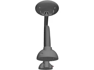 Jonathan Ive Influenced Desk Light 3D Model preview