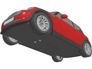 Mini Cooper 3D Model preview